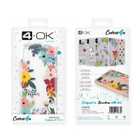 4-OK Cover 4U Schutzhülle für Samsung Galaxy A7 (2018) - Blumen