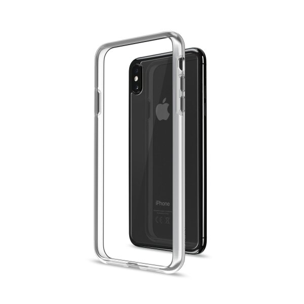 Artwizz Bumper + SecondBack für Apple iPhone XS Max - transluzent