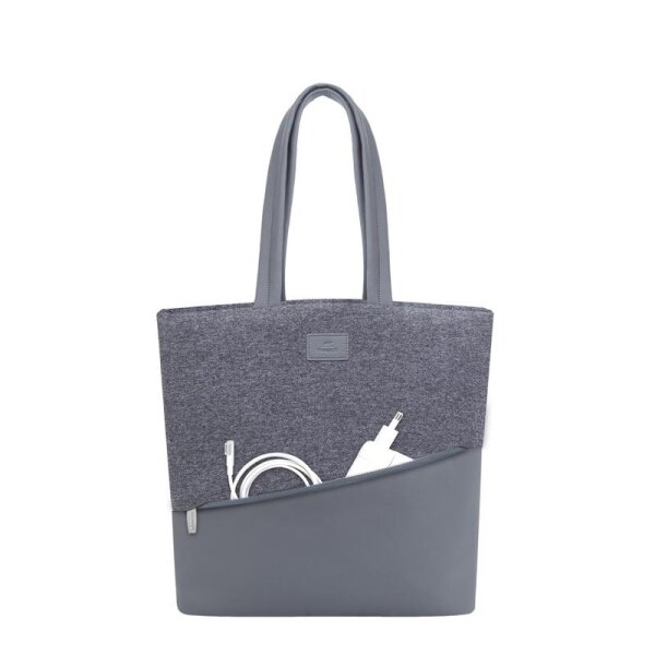 Riva Egmont 7991 Tote Bag Tasche für MacBook Pro/Air und Ultrabook 13.3 Zoll - Grau