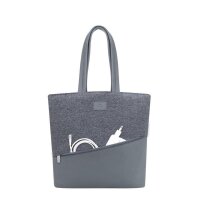 Riva Egmont 7991 Tote Bag Tasche für MacBook Pro/Air und Ultrabook 13.3 Zoll - Grau