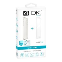 4-OK Glass Duo Protek Case inkl. Sicherheitsglas für...