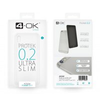 4-OK Protek Ultra Slim 0.2 Schutzhülle für Huawei P Smart (2019) - Transparent