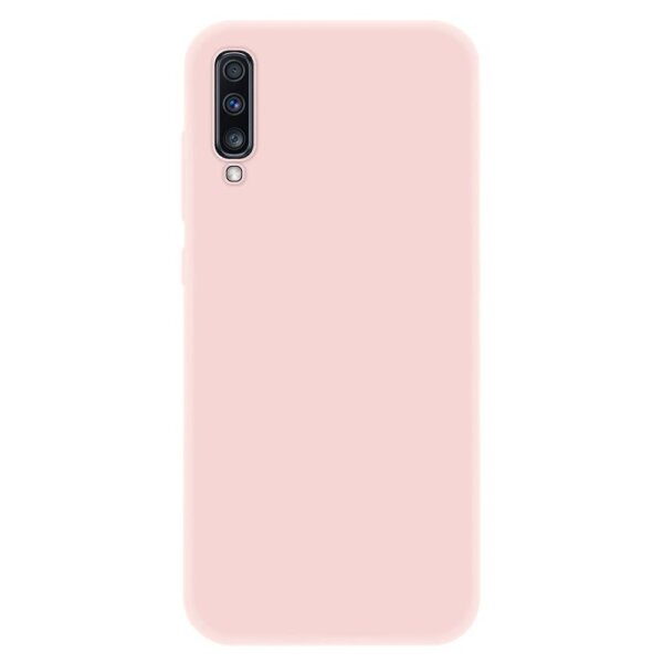 4-OK Slim Colors Schutz Hülle für Samsung Galaxy A70 - Pastel Rose