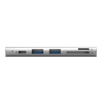 ADAM elements CASA Hub 5E 5-in-1 für Apple MacBook & USB-C Notebooks - grau