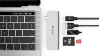 ADAM elements CASA Hub 5E 5-in-1 für Apple MacBook & USB-C Notebooks - grau