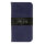 Leder Schutz Etui im Buch-Style mit Kartenfächer und Standfunktion für Samsung Galaxy A10E - Blau