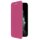 4-OK Book Shell Schutz Etui mit Magnetverschluss für Apple iPhone 11 Pro Max - Pink