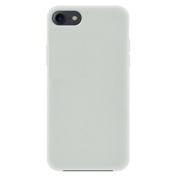 4-OK Silk Cover für Apple iPhone 7 Plus / 8 Plus mit Samt-Innenfutter - Stone (Grau)
