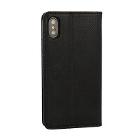 Buch Etui Smart Book MAGNET mit Fach und Stand für Huawei Mate 30 - Schwarz