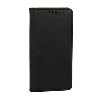 Buch Etui Smart Book MAGNET mit Fach und Stand für Huawei Mate 30 - Schwarz