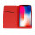 Buch Etui Smart Book MAGNET mit Fach und Stand für Apple iPhone X/XS - Rot
