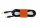 Bluelounge CableClip Kabelklemmen Medium - Dark Grey und Orange (2er Set)