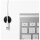 Bluelounge CableDrop Mini 9er Pack für Kabelmanagement - Schwarz
