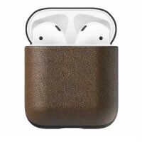 Nomad Airpod Case Leather Ledertasche - Rustic Brown (Braun)