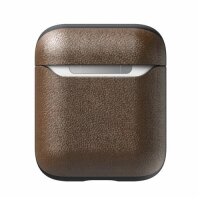 Nomad Airpod Case Leather Ledertasche - Rustic Brown (Braun)