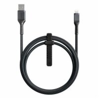 Nomad Kevlar USB-A auf Lightning Kabel mit 12 Watt Ladeleistung - Schwarz