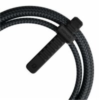 Nomad Kevlar USB-A auf Lightning Kabel mit 12 Watt Ladeleistung - Schwarz