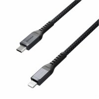 Nomad Kevlar USB-C auf Lightning Kabel 3m - Schwarz