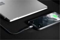 Nomad Rugged USB-A auf Lightning Kabel 3m - Schwarz