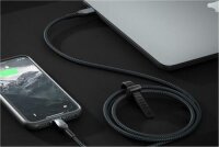 Nomad Rugged USB-C auf Lightning Kabel 1,5m - Schwarz