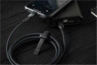 Nomad Rugged USB-C auf Lightning Kabel 1,5m - Schwarz