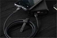 Nomad Rugged USB-C auf Lightning Kabel 1,5m - Schwarz