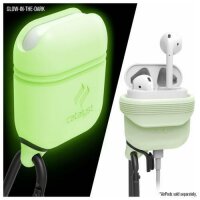 Catalyst Wasserdichtes Case für AirPods - Glow in the dark (Grün)