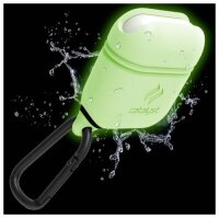 Catalyst Wasserdichtes Case für AirPods - Glow in the dark (Grün)