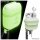 Catalyst Wasserdichtes Case für AirPods - Glow in the dark (Grün)
