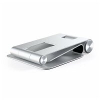 Satechi Aluminum Foldable Stand Smartphone /Tablet Halterung - Silber