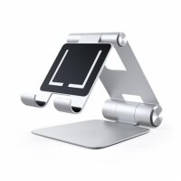 Satechi Aluminum Foldable Stand Smartphone /Tablet Halterung - Silber