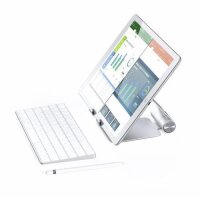 Satechi Aluminum Foldable Stand Smartphone /Tablet Halterung - Silber