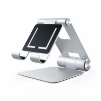 Satechi Aluminum Foldable Stand Smartphone /Tablet Halterung - Silber