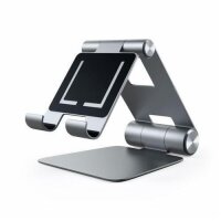 Satechi Aluminum Foldable Stand Smartphone /Tablte Halterung - Space Gray (Grau)