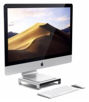 Satechi Aluminum Monitor Stand Hub für Apple iMac - Silber