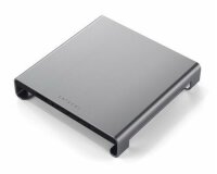 Satechi Aluminum Monitor Stand Hub für Apple iMac - Space Gray (Grau)