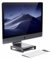 Satechi Aluminum Monitor Stand Hub für Apple iMac - Space Gray (Grau)