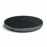 Satechi Aluminum PD und QC Wireless Charger Ladestation - Space Gray (Grau)