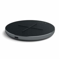 Satechi Aluminum PD und QC Wireless Charger Ladestation - Space Gray (Grau)