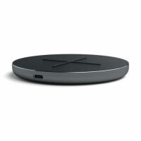 Satechi Aluminum PD und QC Wireless Charger Ladestation - Space Gray (Grau)