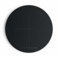 Satechi Aluminum PD und QC Wireless Charger Ladestation - Space Gray (Grau)