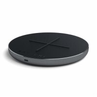 Satechi Aluminum PD und QC Wireless Charger Ladestation - Space Gray (Grau)