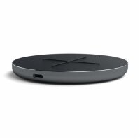 Satechi Aluminum PD und QC Wireless Charger Ladestation - Space Gray (Grau)