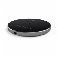 Satechi Wireless Qi Charging Pad Ladestation - Space Gray (Grau)
