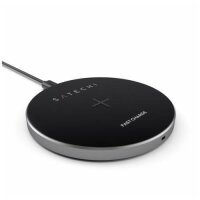 Satechi Wireless Qi Charging Pad Ladestation - Space Gray (Grau)