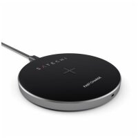 Satechi Wireless Qi Charging Pad Ladestation - Space Gray (Grau)