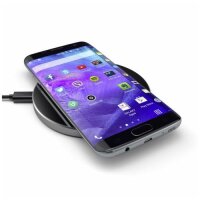 Satechi Wireless Qi Charging Pad Ladestation - Space Gray (Grau)
