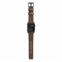 Correa Nomad Modern Leather para Apple Watch 42/44/45/49 mm - Conector negro / Marrón