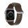 Nomad Strap Modern Leather für Apple Watch 38/40 mm - Silber Connector / Braun