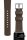 Nomad Strap Modern Leather für Apple Watch 38/40 mm - Silber Connector / Braun